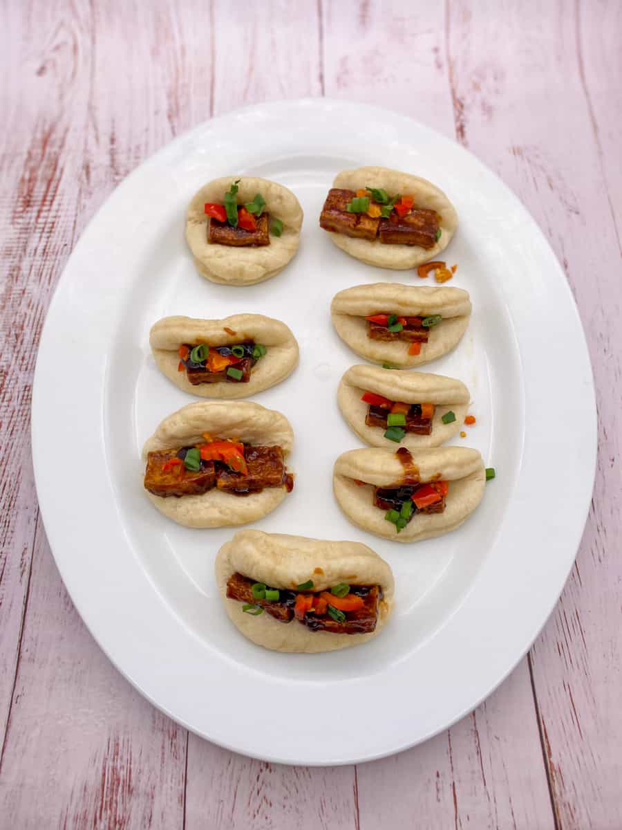 This Bao Buns Recipe is enjoyed for their soft, pillowy texture, flavorful fillings, and the delightful contrast of textures and flavors in each bite.