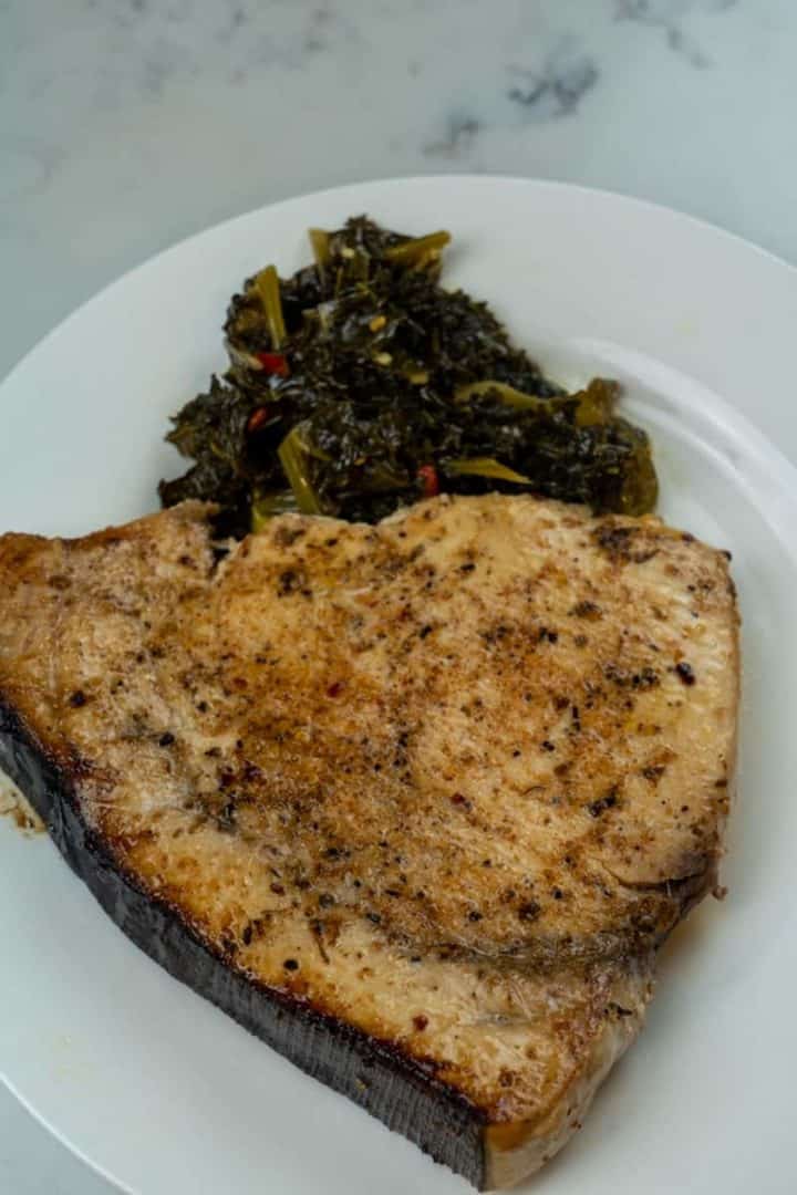 This Broiled Cajun Swordfish Recipe are made with swordfish steaks, salt, pepper, Cajun seasoning, a greased baking sheet, and broiled!