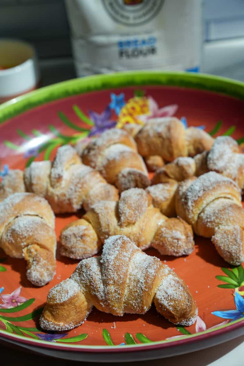 This Bigotes Pan Dulce Recipe is shaped into long, oval shapes that are slightly twisted in the center to create the "mustache" shape.