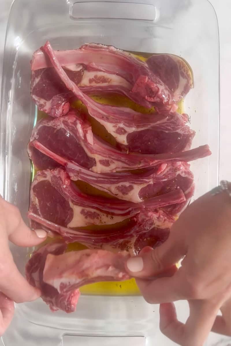 Preheat your grill or grill pan to medium-high heat. In a small bowl, mix together the olive oil, Greek oregano, salt, and pepper to create a marinade. Place the lamb chops in a shallow dish and brush both sides generously with the marinade. Allow the chops to marinate for at least 30 minutes at room temperature, or you can refrigerate them for a few hours to overnight for a more intense flavor.