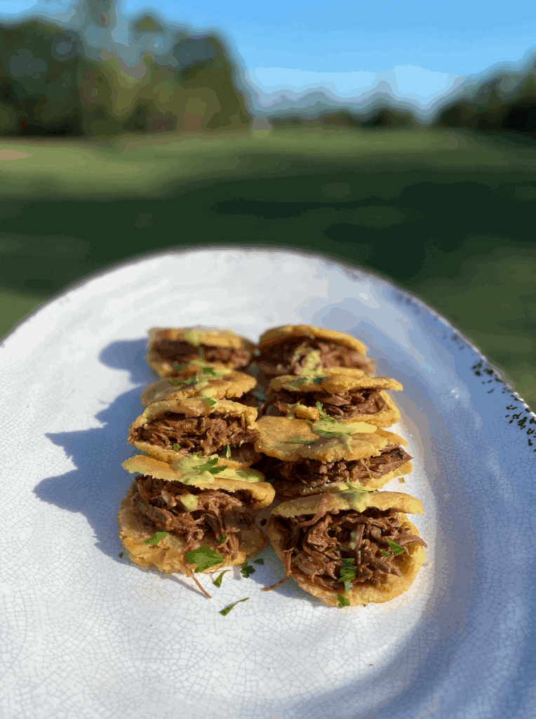 This Beef Gorditas Recipe is simple and made with two ingredients: Masa Harina and water, cooked and stuffed with tinga. 