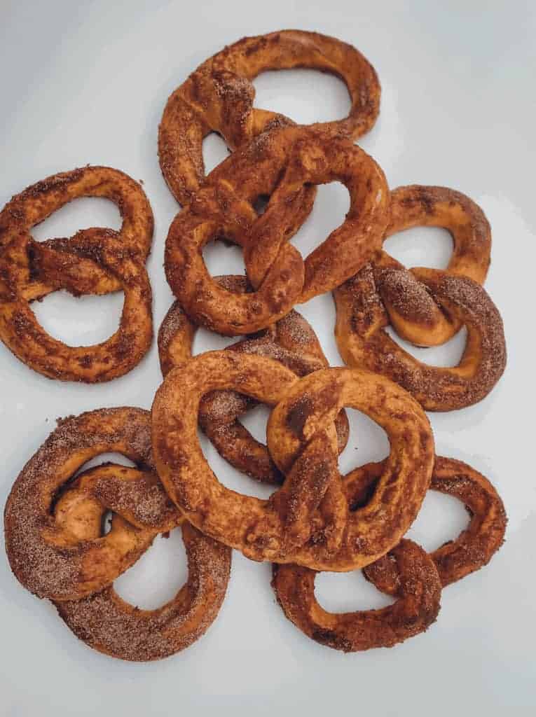 These Cinnamon Pretzel Recipe Is made with yeast, brown sugar, butter, flour, sugar, cinnamon boiled and baked to perfection. 