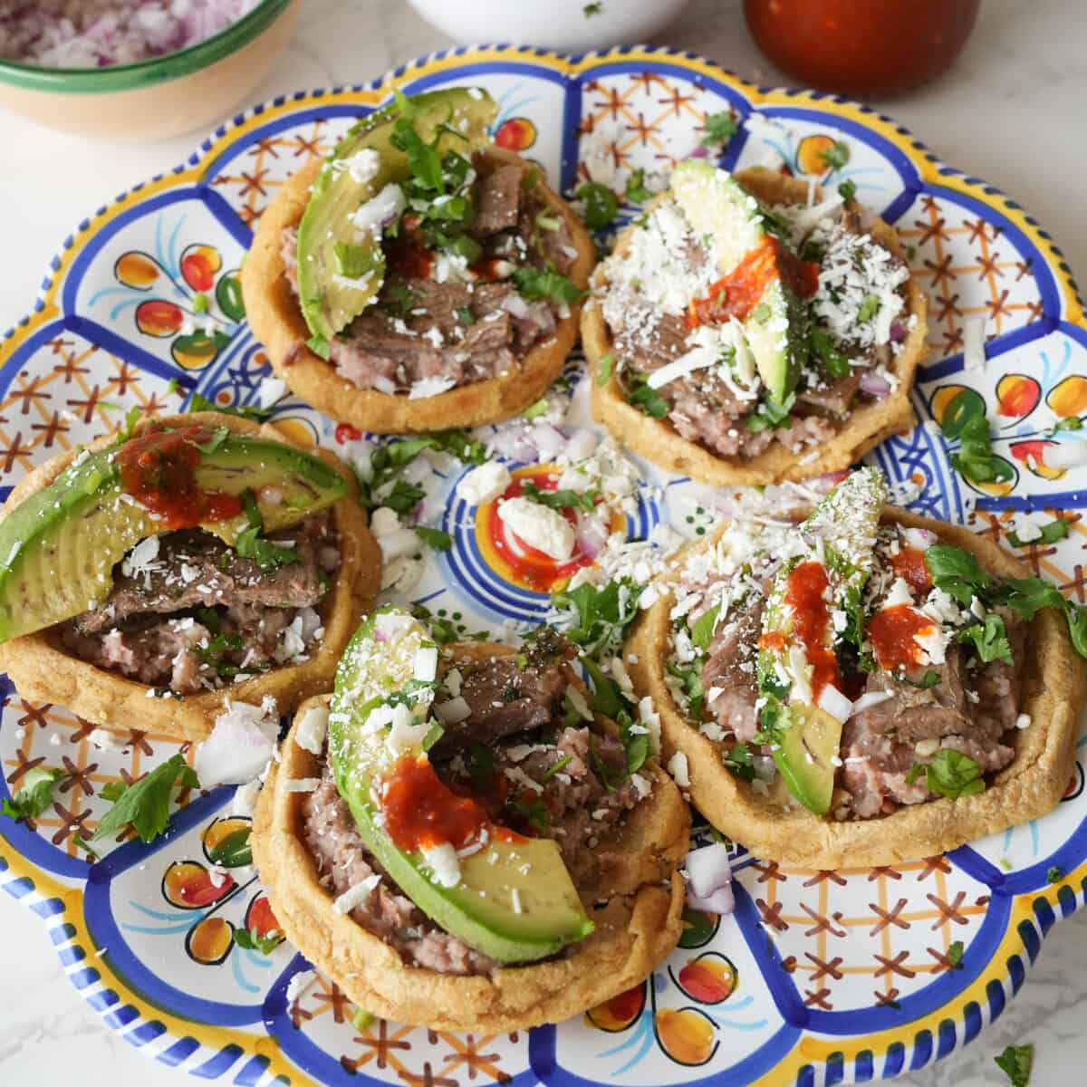 Mexican Sopes Recipe - Cilantro Parsley