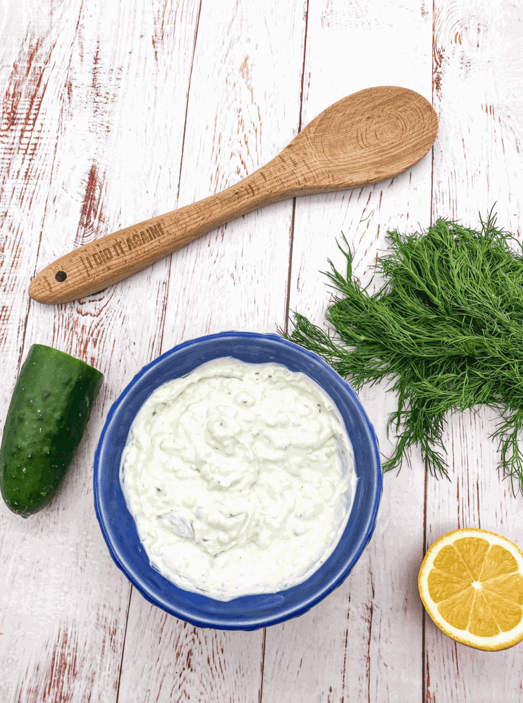 I absolutely love tzatziki sauce. Not only is it healthy, but it livens up all of your summer meals.