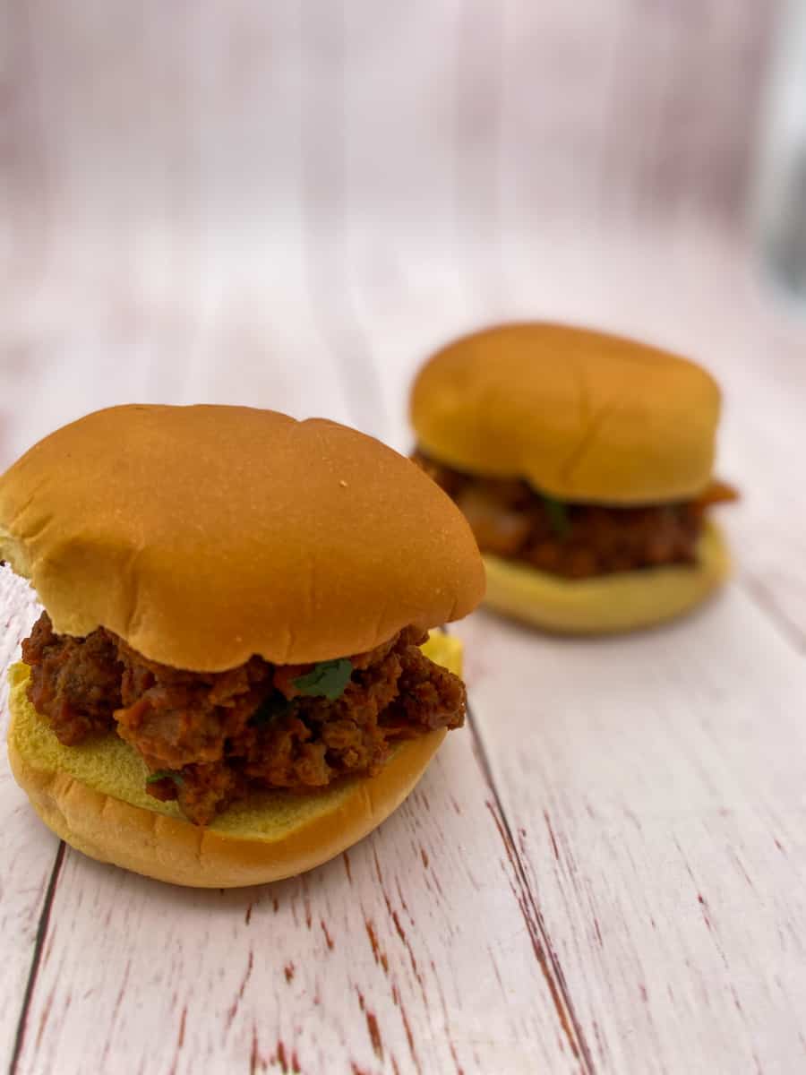 This Sloppy Joes Recipe are made with ground beef, tomato paste, broth, brown sugar, honey mustard, and served on a potato bun.