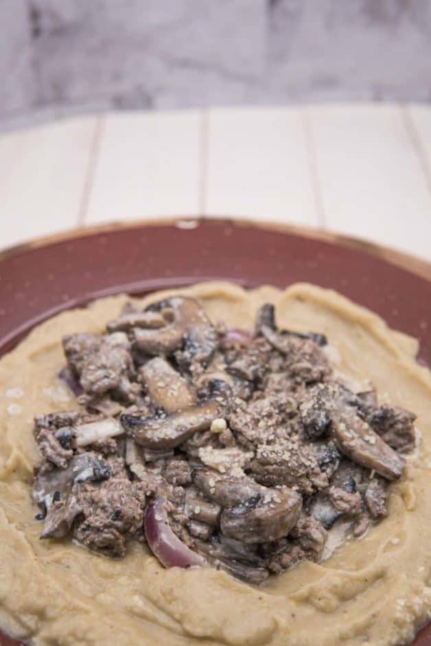 This Keto Beef Stroganoff Recipe is made with the most delicious creamy mushroom sauce ever and can be made in under 30 minutes.