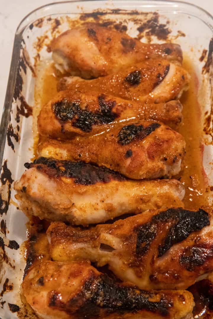 This Baked Honey Mustard Drumsticks Recipe is made with chicken drumsticks, honey, mustard, garlic powder, onion powder, and smoked paprika.