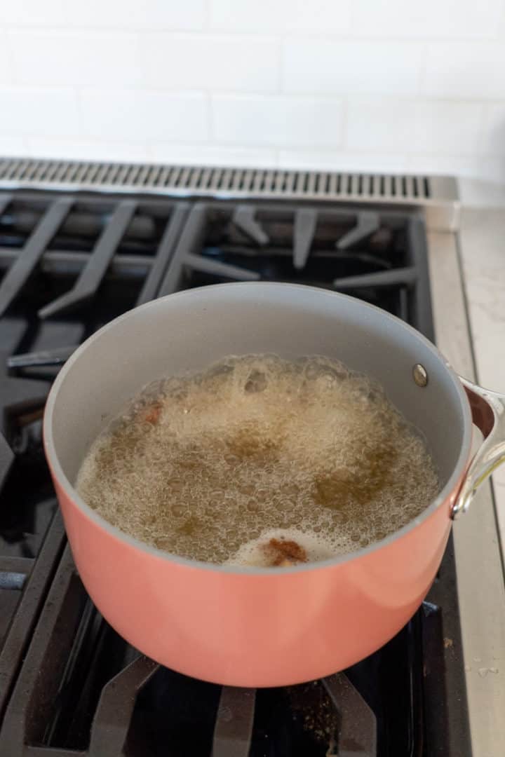 In a large pot over medium heat, add 3 inches deep of oil and heat to 375°F (Must use candy thermometer!)  Working in batches, drop the fish in heated oil.  Fry until golden and the fish is cooked through, about 2-3 minutes on each side. 