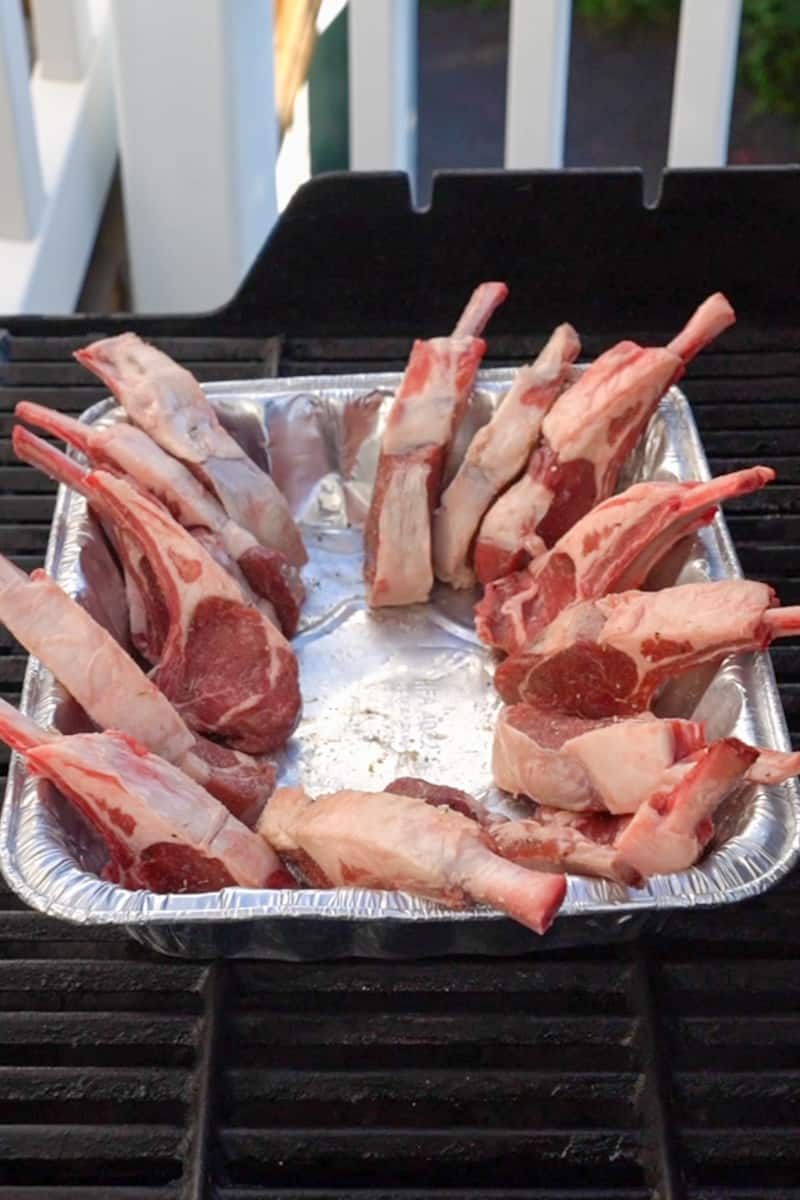For best flavor, make sure to salt the lamb chops 2 hours prior to grilling. Preheat the grill to 400°F.