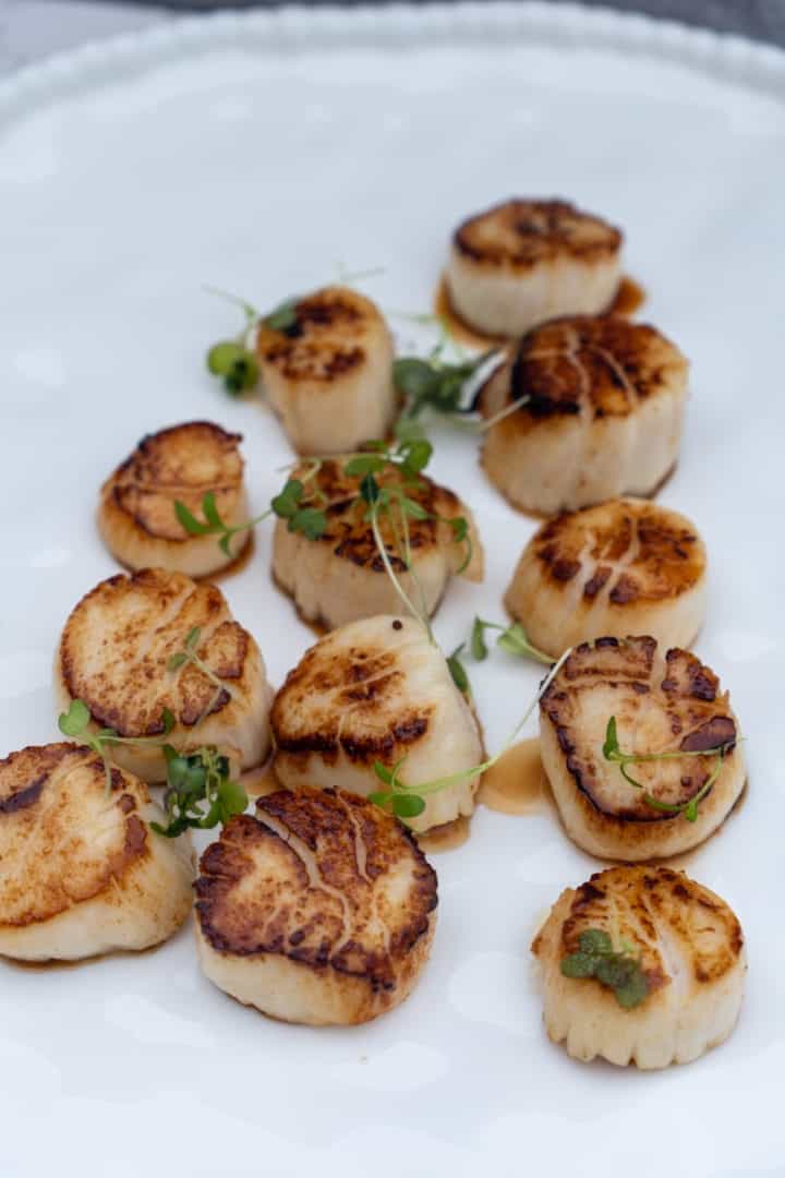 These Cast Iron Scallops are as easy and simple as you can make them using only three ingredients, scallops, olive oil, and salt.