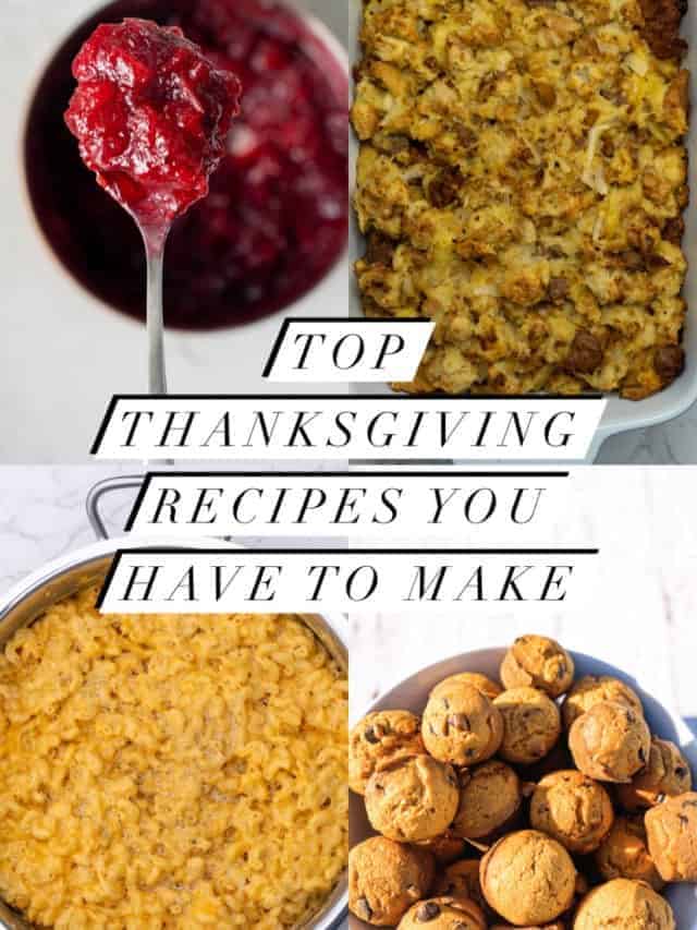 Thanksgiving Dishes to make that are different