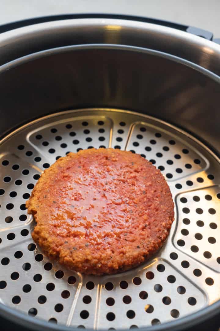 This Air Fryer Frozen Veggie Burger will teach you how to air fry a frozen veggie burger (homemade or store bought) and create a burger. 