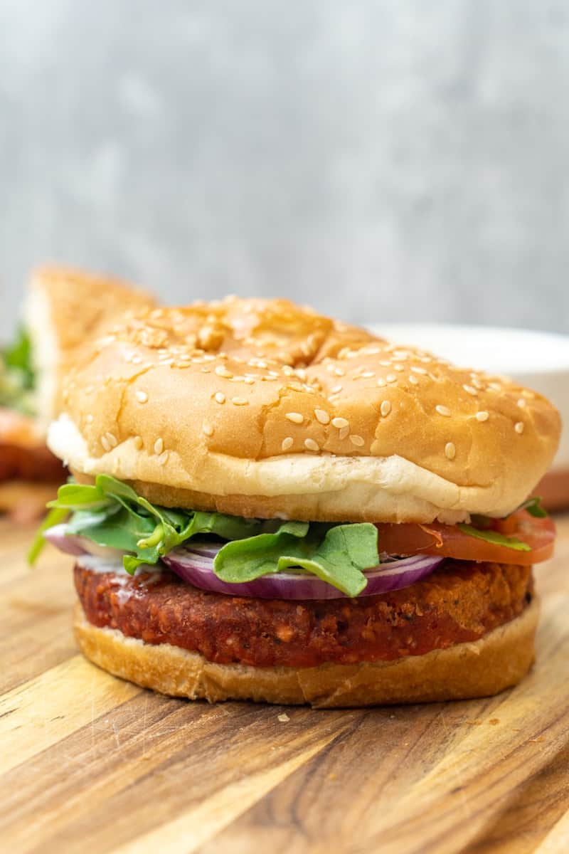 This Air Fryer Frozen Veggie Burger will teach you how to air fry a frozen veggie burger (homemade or store bought) and create a burger.
