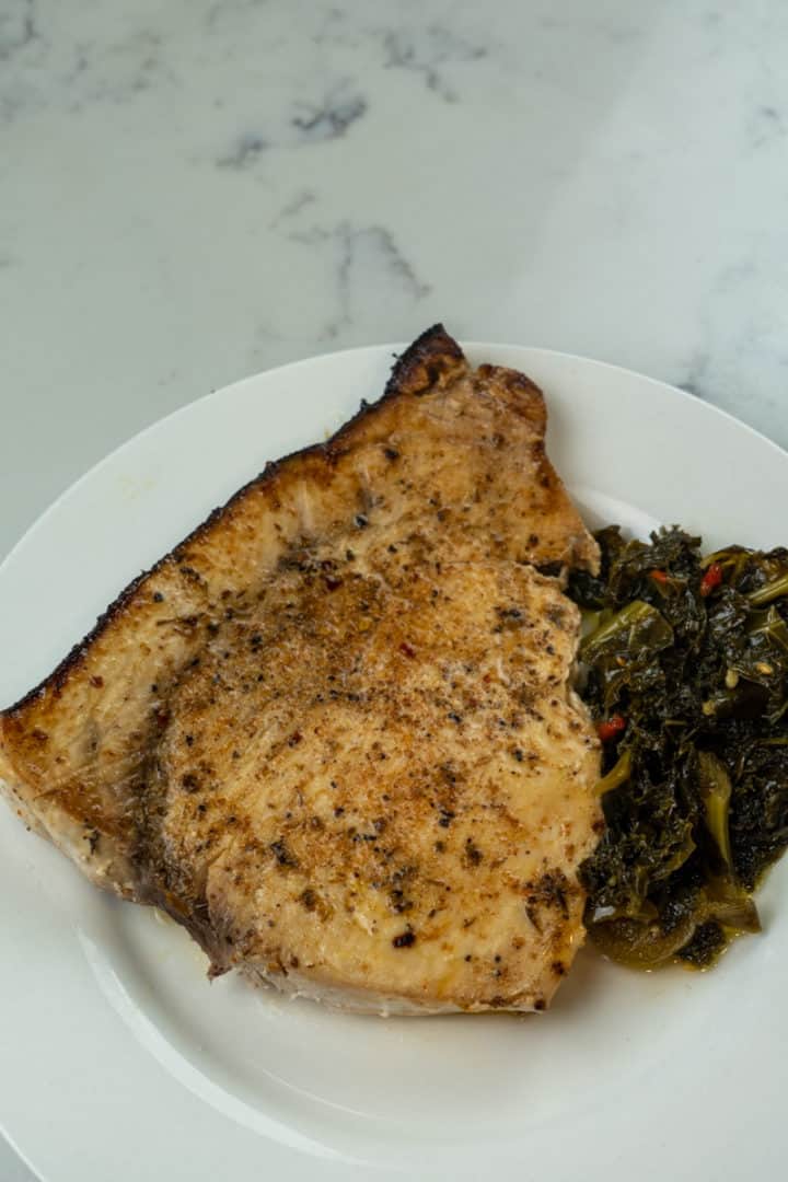 This Broiled Cajun Swordfish Recipe are made with swordfish steaks, salt, pepper, Cajun seasoning, a greased baking sheet, and broiled!