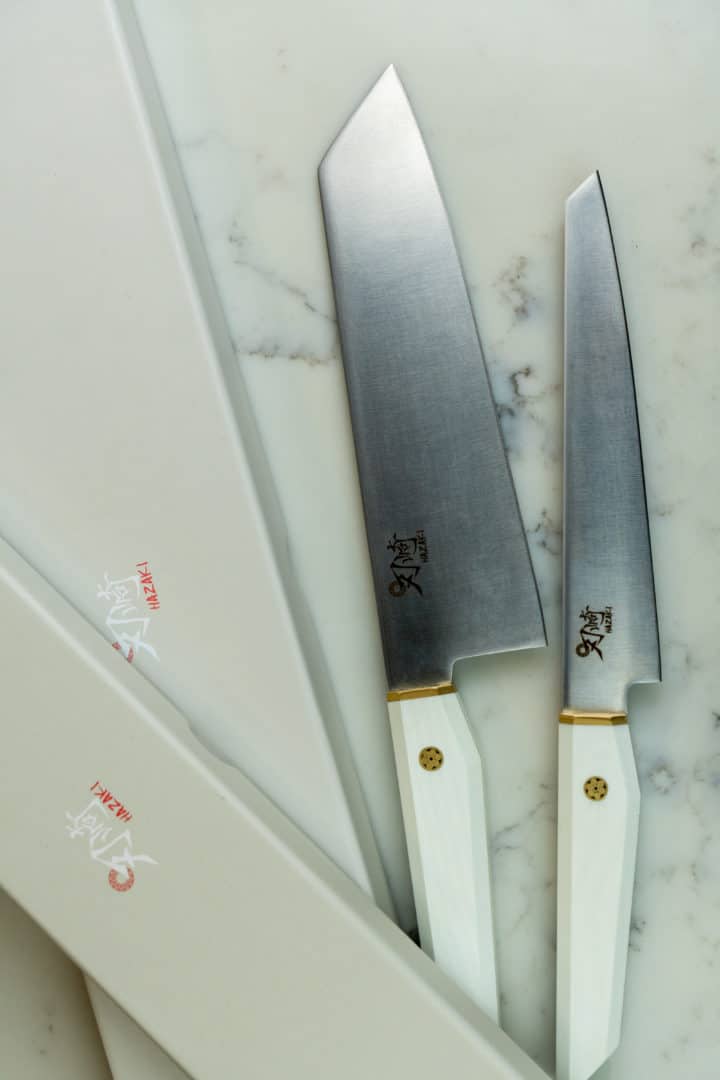 I have tested many brands in the past and the Japanese knife that works the best for me are Hazaki Japanese knives.