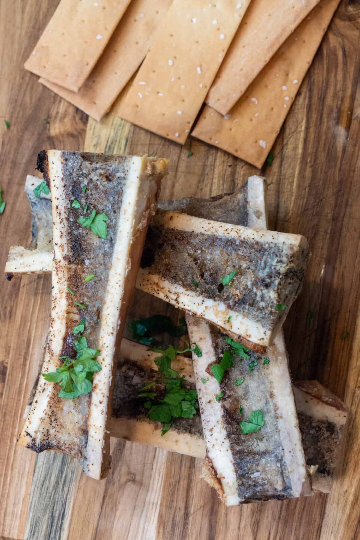 This Air Fryer Bone Marrow is made with bone marrow, salt, pepper, parsley and air fried to perfection.