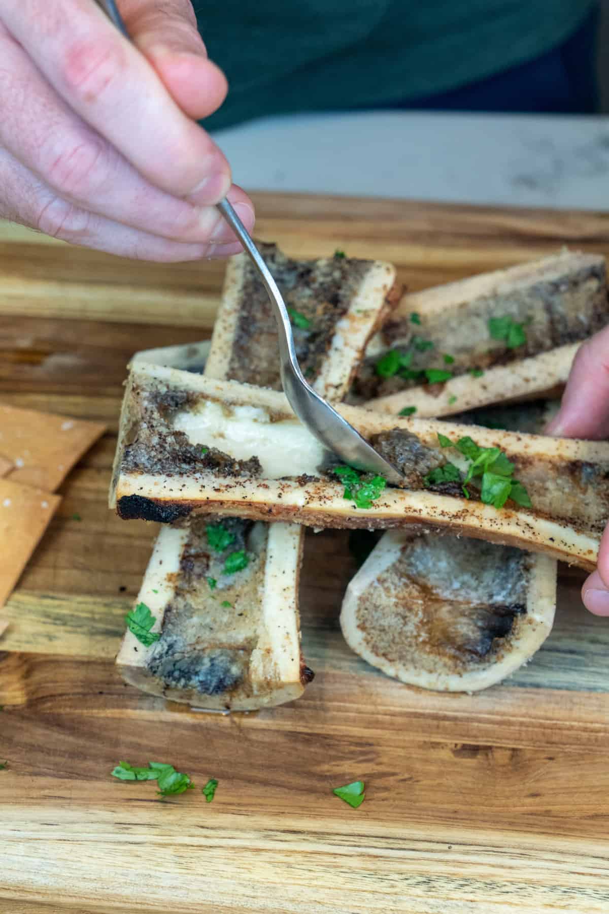 This Air Fryer Bone Marrow is made with bone marrow, salt, pepper, parsley and air fried to perfection.