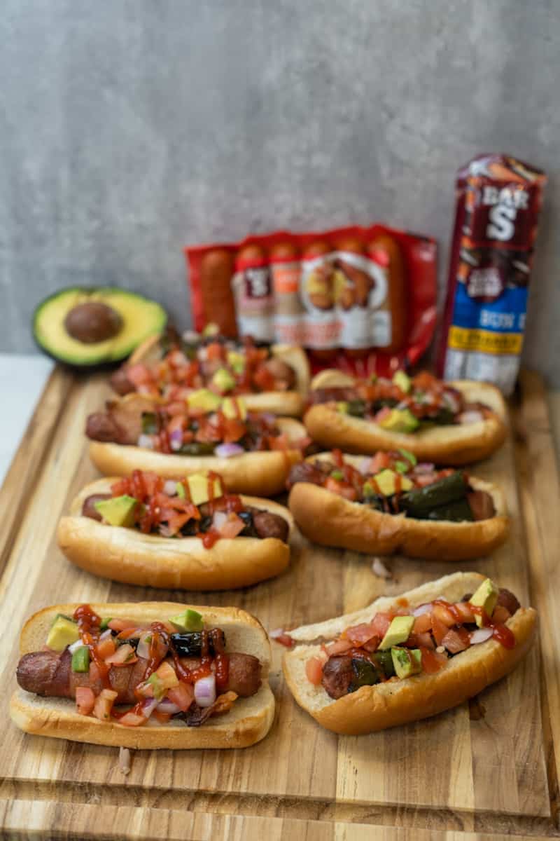 Mexican Style Hot Dogs - Culinary Ginger