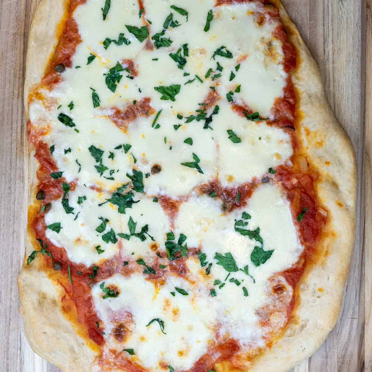 Rustic Puttanesca Pizza Recipe with Onions - Cilantro Parsley