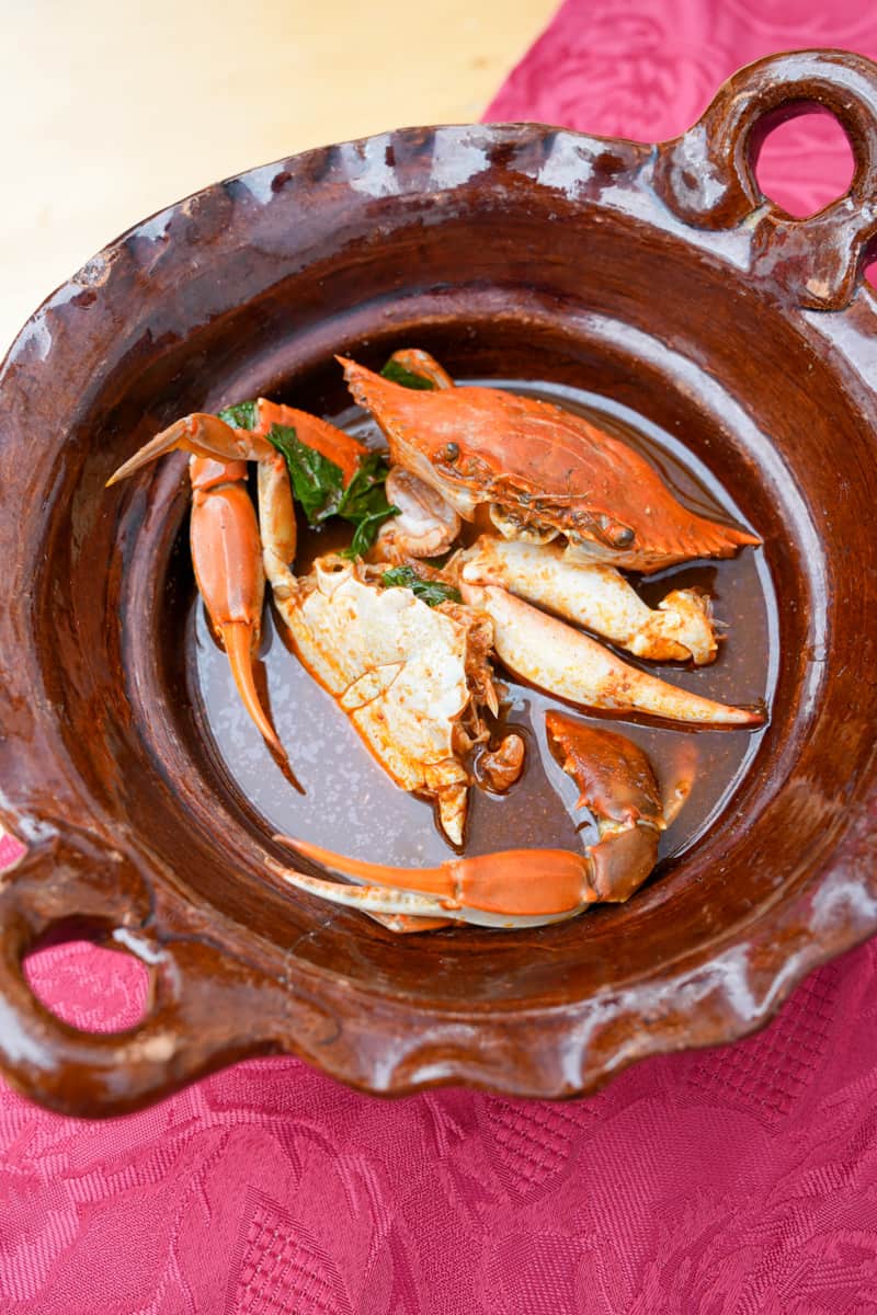 Add the crabs in the broth until they turn orange, about 10 to 20 minutes. Enjoy this Spicy Crab Mexican Recipe.