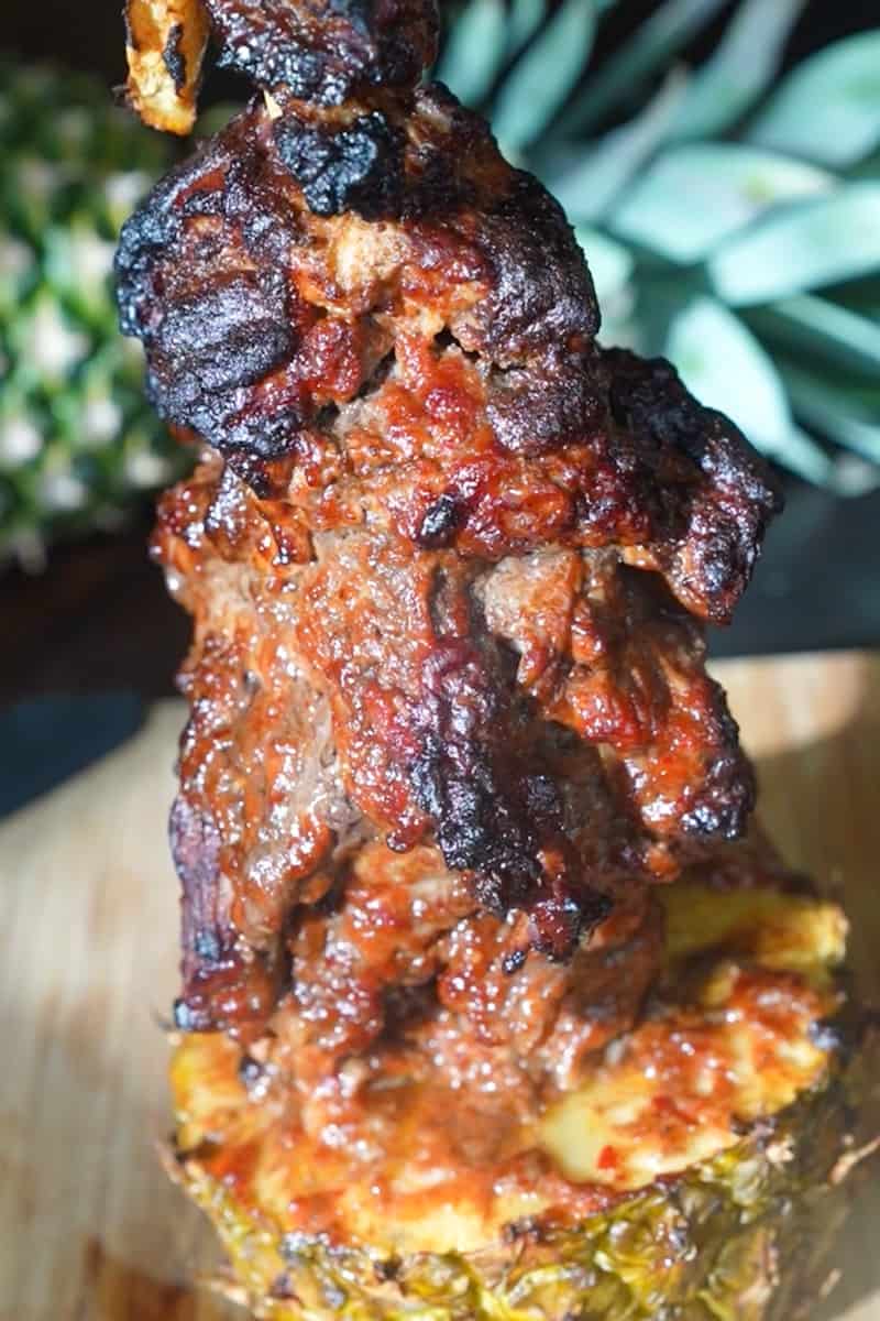 The combination of the tender meat and pineapple makes this al pastor recipe a favorite among taco enthusiasts around the world.