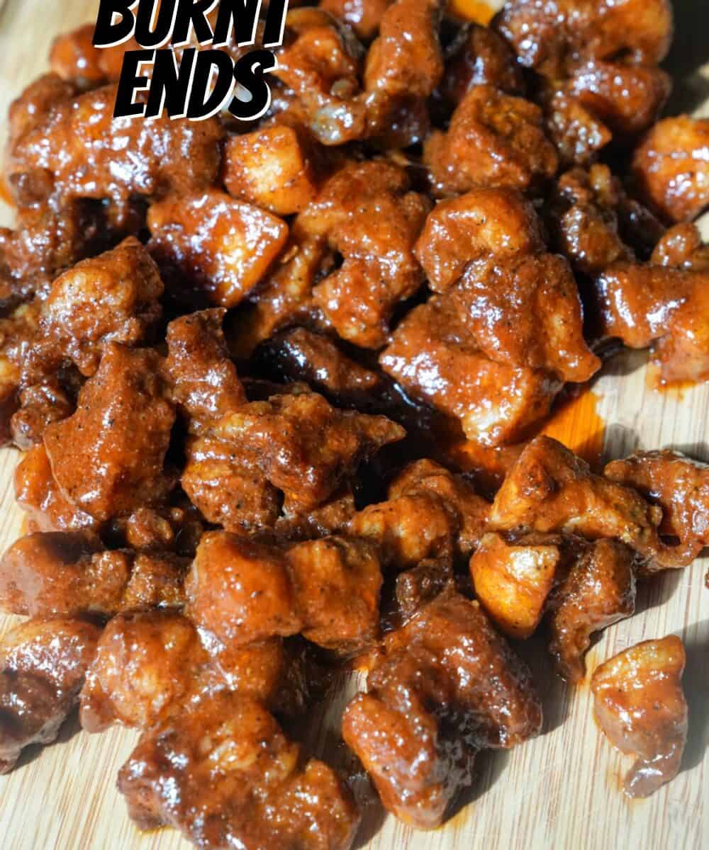 Indulge in smoky perfection with our Pork Belly Burnt Ends: cubes of succulent pork belly, caramelized to perfection in the smoker, offering a perfect balance of crispy exterior and melt-in-your-mouth tenderness.