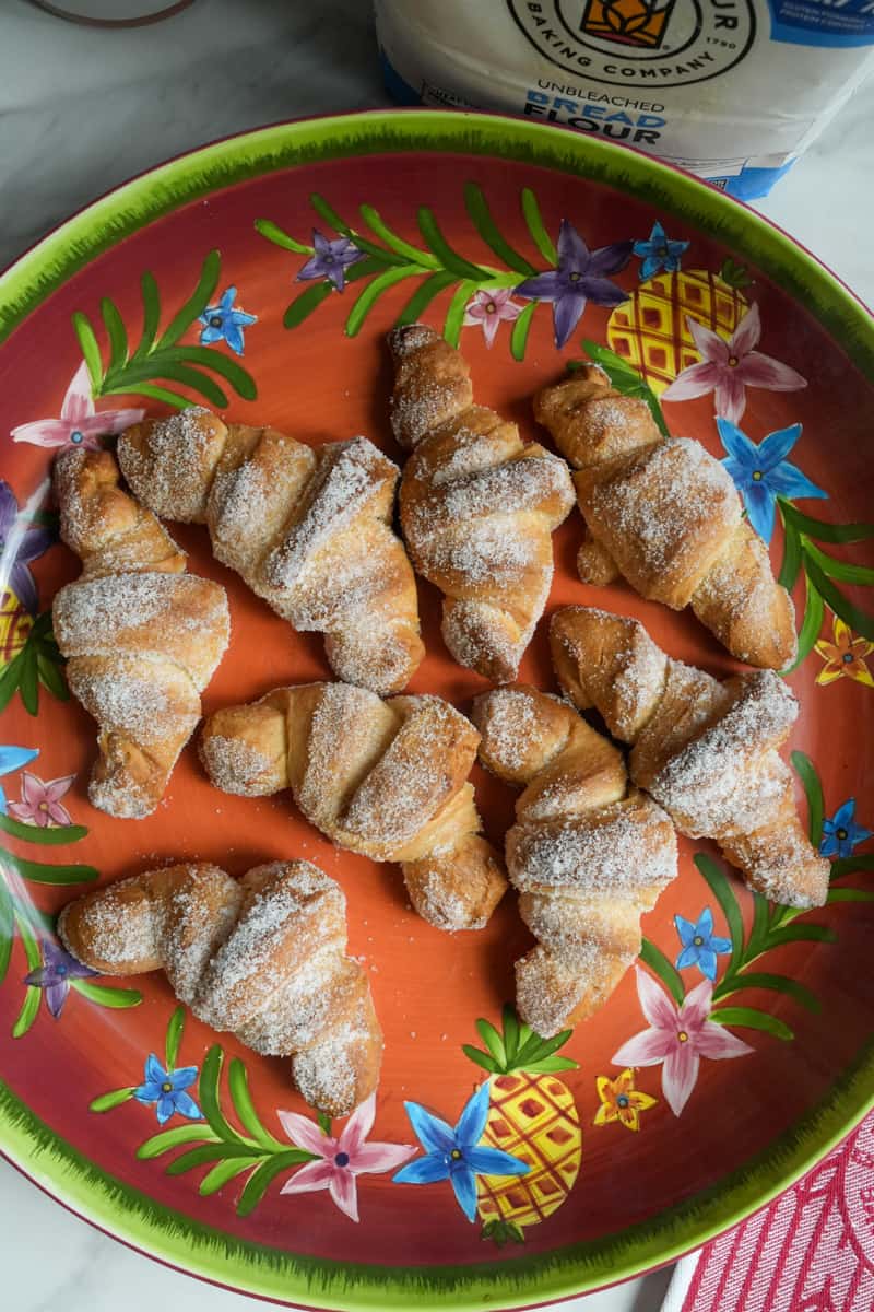 This Bigotes Pan Dulce Recipe is shaped into long, oval shapes that are slightly twisted in the center to create the "mustache" shape. 